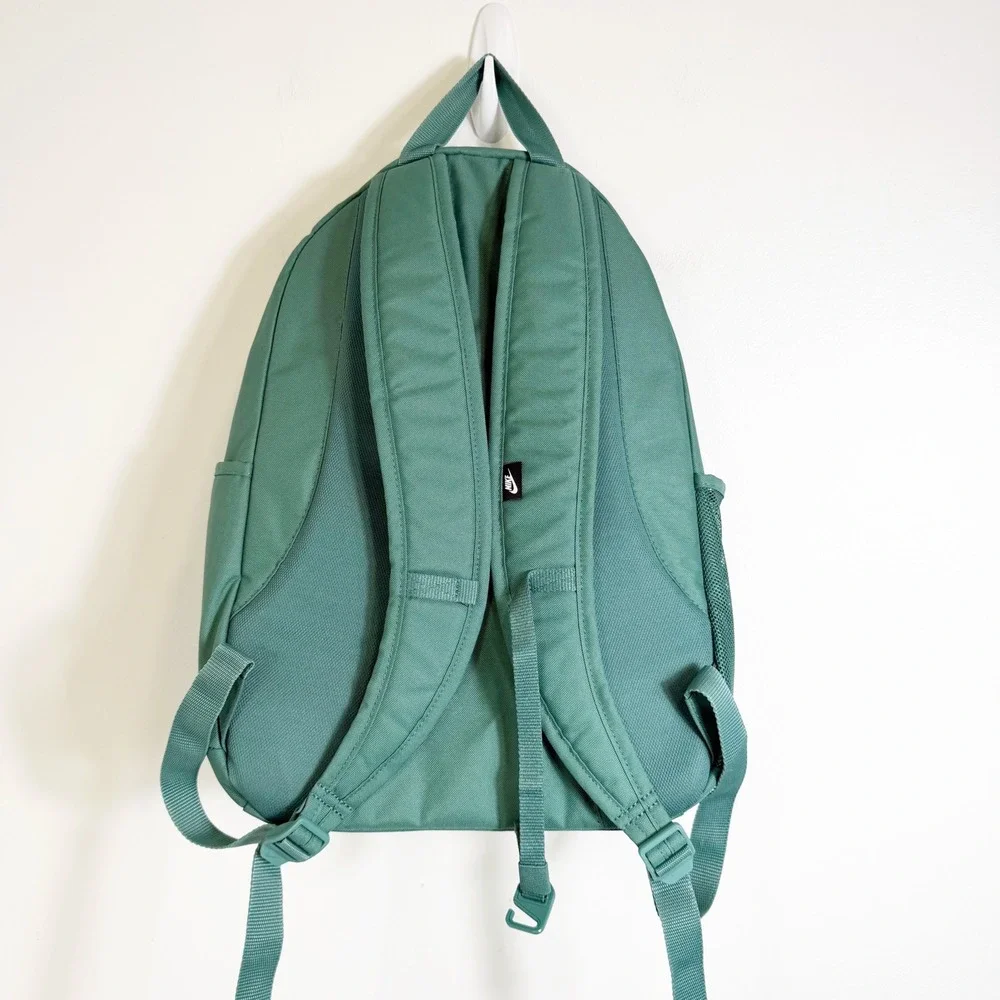 Nike Hayward Backpack Unisex Bicoastal Green Bungee Cord School Sport Bag